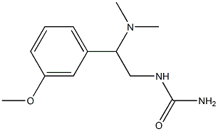 [2-(dimethylamino)-2-(3-methoxyphenyl)ethyl]urea,,结构式