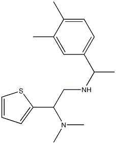 [2-(dimethylamino)-2-(thiophen-2-yl)ethyl][1-(3,4-dimethylphenyl)ethyl]amine|