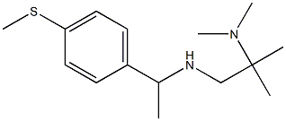 [2-(dimethylamino)-2-methylpropyl]({1-[4-(methylsulfanyl)phenyl]ethyl})amine