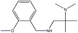 [2-(dimethylamino)-2-methylpropyl][(2-methoxyphenyl)methyl]amine 化学構造式