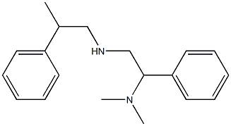 [2-(dimethylamino)-2-phenylethyl](2-phenylpropyl)amine,,结构式