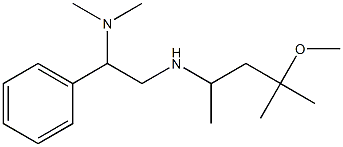 [2-(dimethylamino)-2-phenylethyl](4-methoxy-4-methylpentan-2-yl)amine Structure