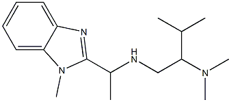  [2-(dimethylamino)-3-methylbutyl][1-(1-methyl-1H-1,3-benzodiazol-2-yl)ethyl]amine