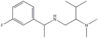 [2-(dimethylamino)-3-methylbutyl][1-(3-fluorophenyl)ethyl]amine Structure