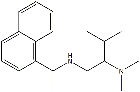 [2-(dimethylamino)-3-methylbutyl][1-(naphthalen-1-yl)ethyl]amine,,结构式