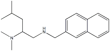 [2-(dimethylamino)-4-methylpentyl](naphthalen-2-ylmethyl)amine Structure