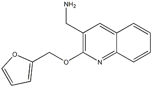 [2-(furan-2-ylmethoxy)quinolin-3-yl]methanamine