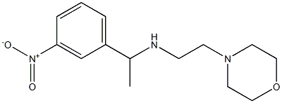 [2-(morpholin-4-yl)ethyl][1-(3-nitrophenyl)ethyl]amine Structure