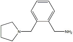 [2-(pyrrolidin-1-ylmethyl)phenyl]methanamine Struktur