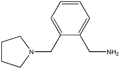 [2-(pyrrolidin-1-ylmethyl)phenyl]methanamine,,结构式