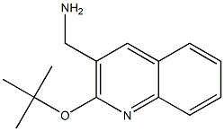 [2-(tert-butoxy)quinolin-3-yl]methanamine Structure