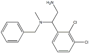 [2-amino-1-(2,3-dichlorophenyl)ethyl](benzyl)methylamine Structure