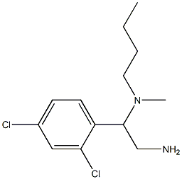 [2-amino-1-(2,4-dichlorophenyl)ethyl](butyl)methylamine 化学構造式