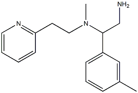 [2-amino-1-(3-methylphenyl)ethyl](methyl)[2-(pyridin-2-yl)ethyl]amine