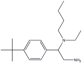 [2-amino-1-(4-tert-butylphenyl)ethyl](butyl)ethylamine Structure