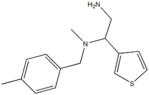 [2-amino-1-(thiophen-3-yl)ethyl](methyl)[(4-methylphenyl)methyl]amine|