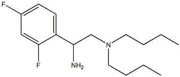 [2-amino-2-(2,4-difluorophenyl)ethyl]dibutylamine 结构式