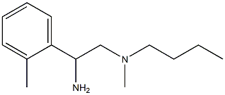 [2-amino-2-(2-methylphenyl)ethyl](butyl)methylamine Structure