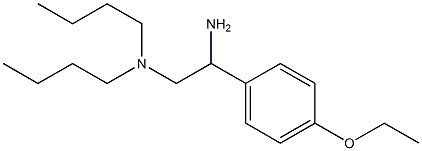 [2-amino-2-(4-ethoxyphenyl)ethyl]dibutylamine Structure