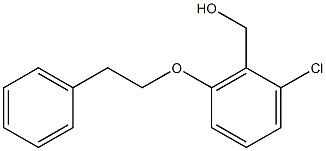 [2-chloro-6-(2-phenylethoxy)phenyl]methanol,,结构式