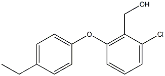 [2-chloro-6-(4-ethylphenoxy)phenyl]methanol 结构式