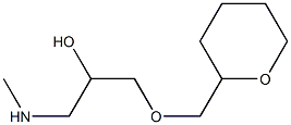 [2-hydroxy-3-(oxan-2-ylmethoxy)propyl](methyl)amine Struktur