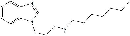 [3-(1H-1,3-benzodiazol-1-yl)propyl](heptyl)amine,,结构式