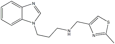 [3-(1H-1,3-benzodiazol-1-yl)propyl][(2-methyl-1,3-thiazol-4-yl)methyl]amine