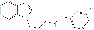 [3-(1H-1,3-benzodiazol-1-yl)propyl][(3-fluorophenyl)methyl]amine