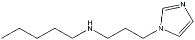 [3-(1H-imidazol-1-yl)propyl](pentyl)amine 化学構造式