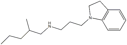 [3-(2,3-dihydro-1H-indol-1-yl)propyl](2-methylpentyl)amine