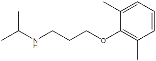 [3-(2,6-dimethylphenoxy)propyl](propan-2-yl)amine 化学構造式