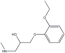 [3-(2-ethoxyphenoxy)-2-hydroxypropyl](methyl)amine Struktur