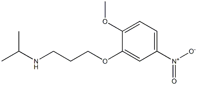 [3-(2-methoxy-5-nitrophenoxy)propyl](propan-2-yl)amine 结构式