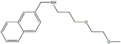 [3-(2-methoxyethoxy)propyl](naphthalen-2-ylmethyl)amine Struktur