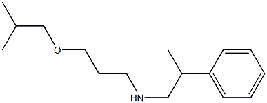 [3-(2-methylpropoxy)propyl](2-phenylpropyl)amine 化学構造式
