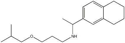 [3-(2-methylpropoxy)propyl][1-(5,6,7,8-tetrahydronaphthalen-2-yl)ethyl]amine