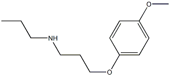 [3-(4-methoxyphenoxy)propyl](propyl)amine 化学構造式