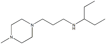 [3-(4-methylpiperazin-1-yl)propyl](pentan-3-yl)amine 化学構造式