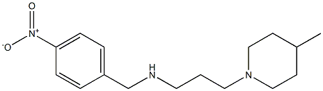 [3-(4-methylpiperidin-1-yl)propyl][(4-nitrophenyl)methyl]amine|