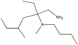 [3-(aminomethyl)-5-methylheptan-3-yl](butyl)methylamine Structure