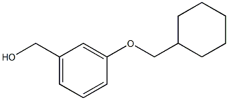 [3-(cyclohexylmethoxy)phenyl]methanol,,结构式