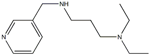 [3-(diethylamino)propyl](pyridin-3-ylmethyl)amine 化学構造式