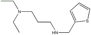 [3-(diethylamino)propyl](thiophen-2-ylmethyl)amine,,结构式
