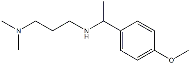 [3-(dimethylamino)propyl][1-(4-methoxyphenyl)ethyl]amine Structure