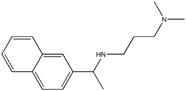 [3-(dimethylamino)propyl][1-(naphthalen-2-yl)ethyl]amine 化学構造式