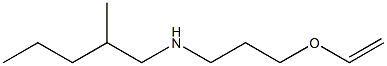 [3-(ethenyloxy)propyl](2-methylpentyl)amine Struktur