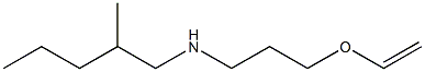 [3-(ethenyloxy)propyl](2-methylpentyl)amine 化学構造式