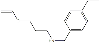 [3-(ethenyloxy)propyl][(4-ethylphenyl)methyl]amine