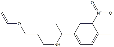 [3-(ethenyloxy)propyl][1-(4-methyl-3-nitrophenyl)ethyl]amine Structure